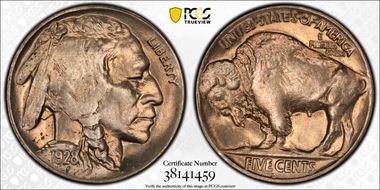 1928-D 5C MS65