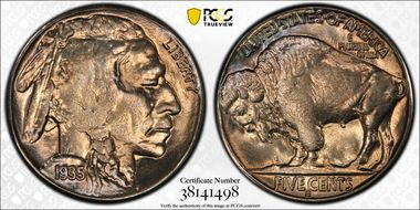 1935-S 5C MS64