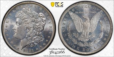 1881-O $1 MS65