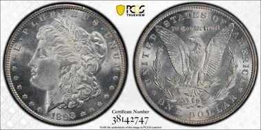 1893 $1 MS65+
