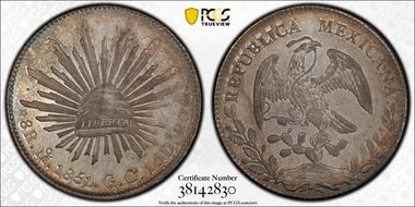 1851-Mo GC 8 R Mo36 MS63