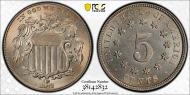 1873 5C Open 3 MS65+