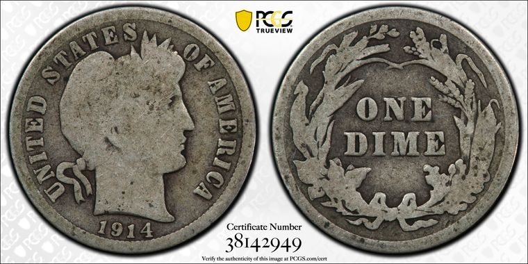 Cert 38142949 - Coin Image