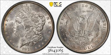 1879 $1 MS62