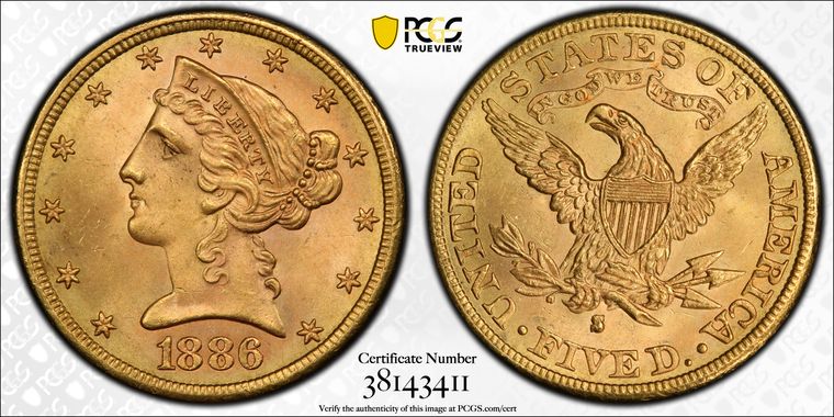 Cert 38143411 - Coin Image