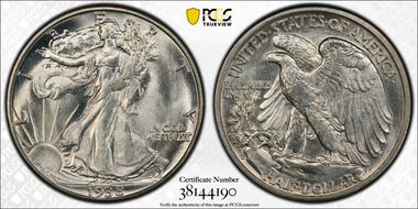 1938-D 50C MS66+