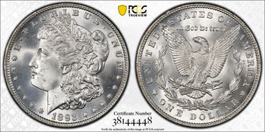 1893 $1 MS65