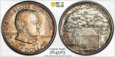 1922 50C Grant, with Star MS66