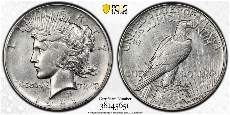 Cert 38145651 - Coin Image