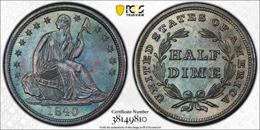 1840 H10C No Drapery MS67+