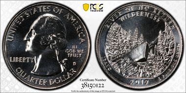 2019-D 25C Frank Church River of No Return NP MS66