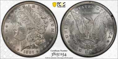 1885-CC $1 GSA Hoard MS62