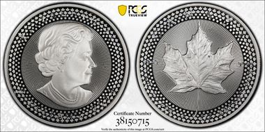 2019 $5 Maple Leaf Silver Modified PR Pride of Two Nations, U.S. Set PR69