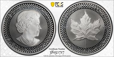 2019 $5 Maple Leaf Silver Modified PR Pride of Two Nations, U.S. Set PR70