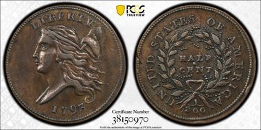 1793 1/2C C-3 XF45BN