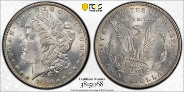 1886-O $1 MS64+