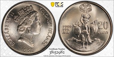 1995 20C F.A.O. MS68