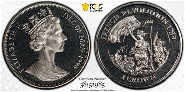 1998 Crown French Revolution Cu-Ni Year 2000 MS66