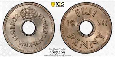 1936 1D Edward VIII MS65