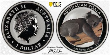 2012-P $1 Koala Colorized ANA Show Special SP69