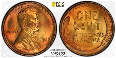 1930 1C MS67+ RD