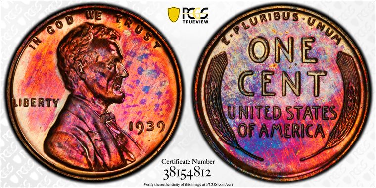 Cert 38154812 - Coin Image