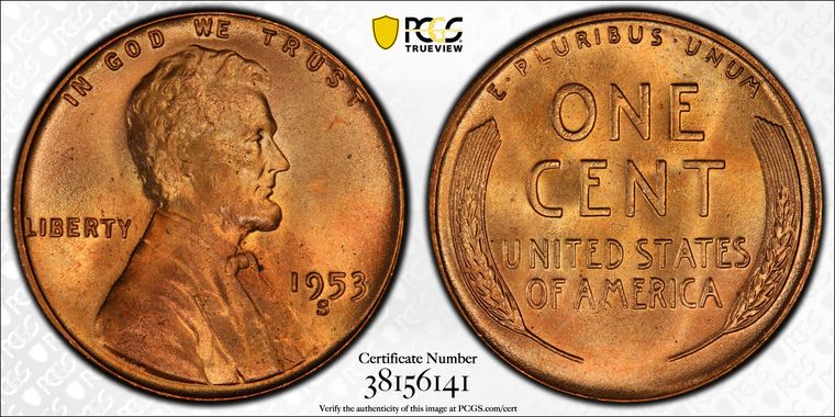 Cert 38156141 - Coin Image