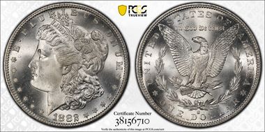 1882-S $1 MS68