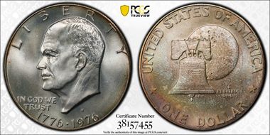 1976-S $1 Silver MS65