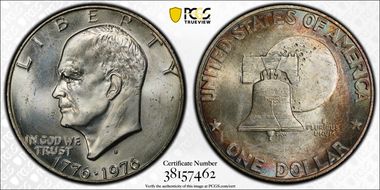 1976-S $1 Silver MS64