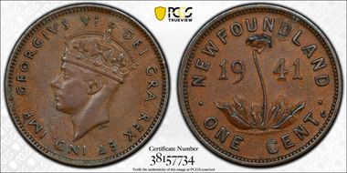 1941-C 1C Re-engraved Die AU53BN