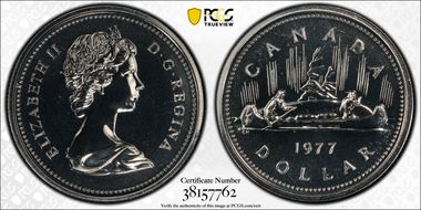 1977 $1 Detached Jewel SWL Ni PL68