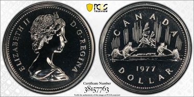 1977 $1 Detached Jewel FWL Ni PL68
