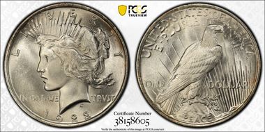 1922 $1 MS66