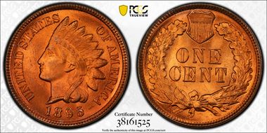 1895 1C MS67RD
