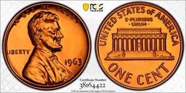 1963 1C PR67RD