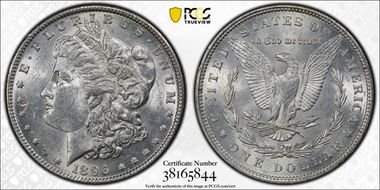 1896 $1 AU58