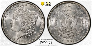 1889 $1 MS66