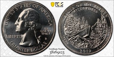 2019-D 25C Frank Church River of No Return NP MS68
