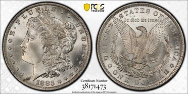 1883-O $1 MS65