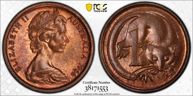 1966(p) 1C MS63RB