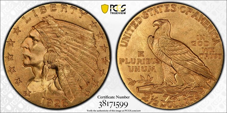 Cert 38171599 - Coin Image