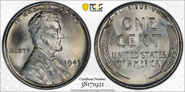 1943 1C MS67
