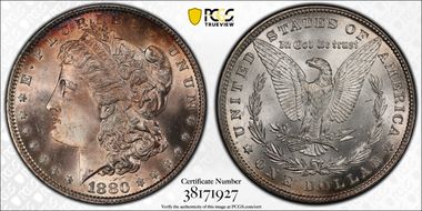 1880 $1 MS65