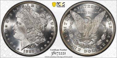 1885 $1 MS67
