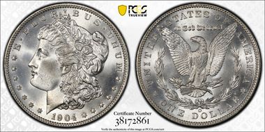 1904-O $1 MS67+