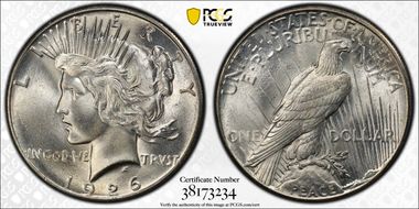 1926 $1 MS66+ 