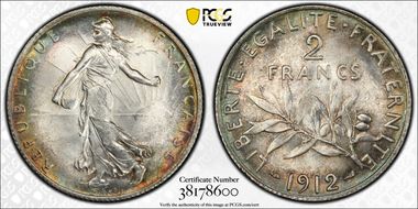 1912 2 Fr Gad-532 F-266 MS64