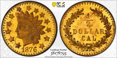 1876 G50C BG-1063 MS64PL