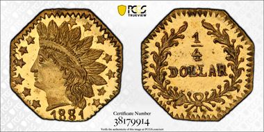 1881 G25C BG-799O MS64PL